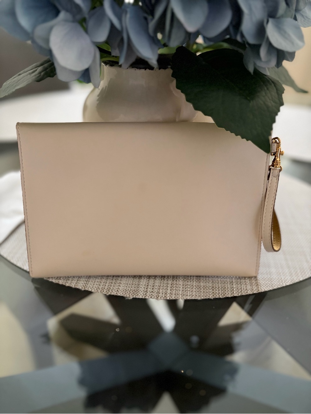 Stella McCartney cream wristlet from logo tote - Picture 2 of 5